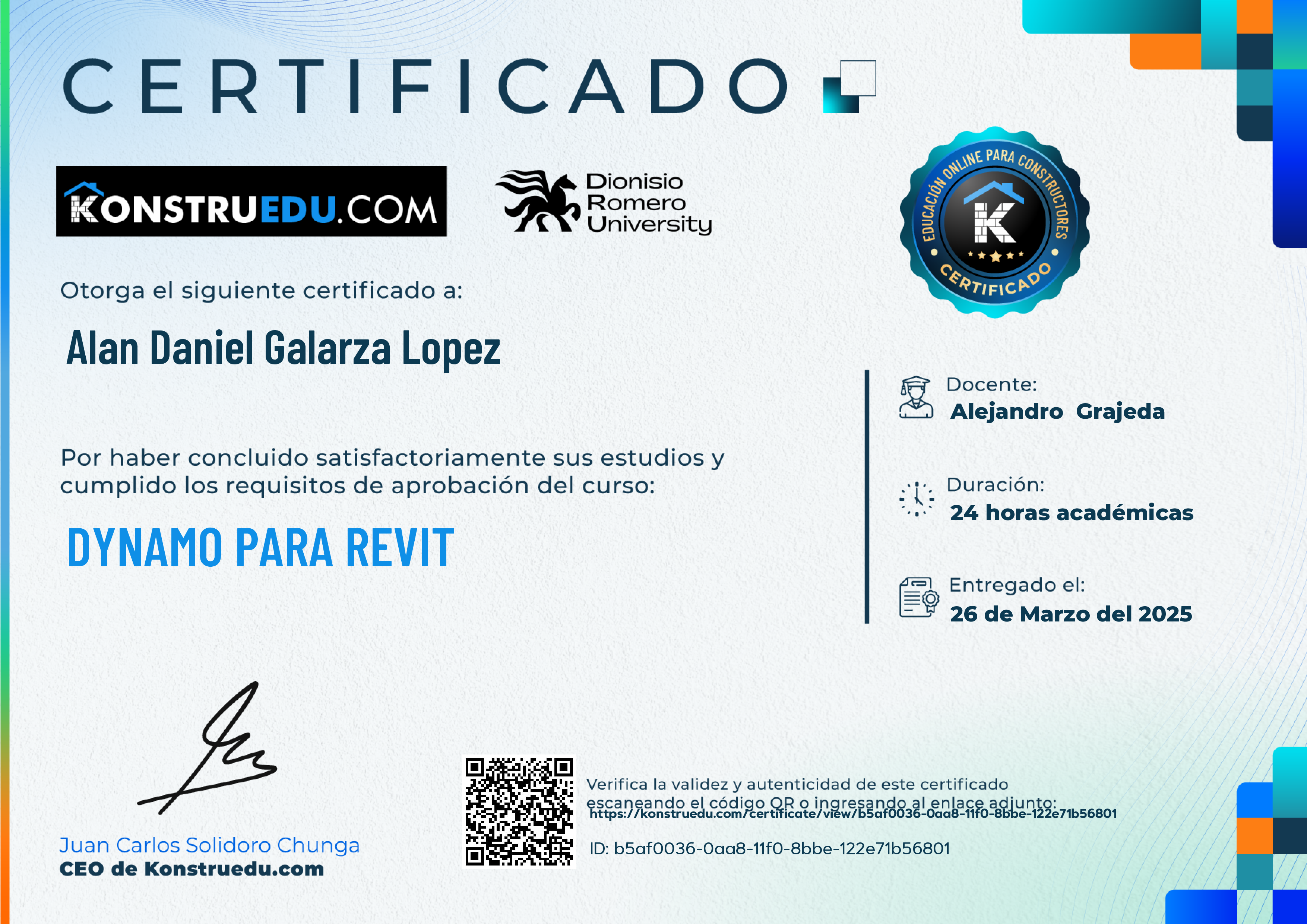 Credencial de Dynamo para Revit