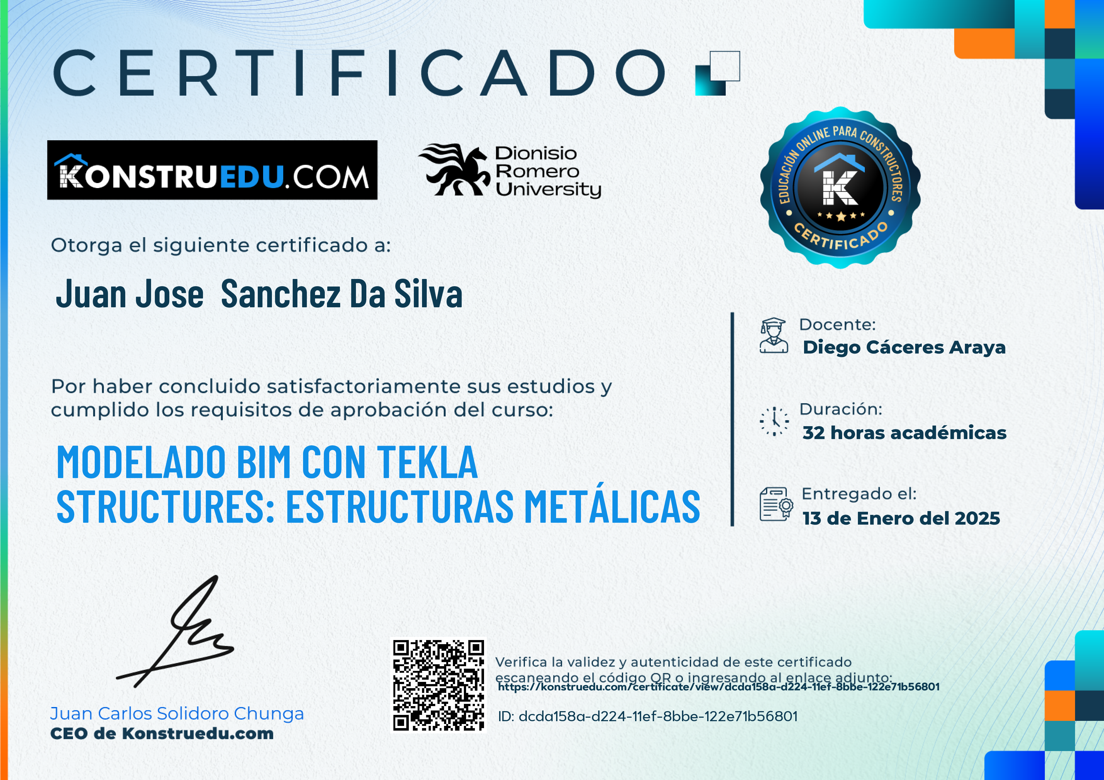 Credencial de Modelado BIM con Tekla Structures: Estructuras Metálicas