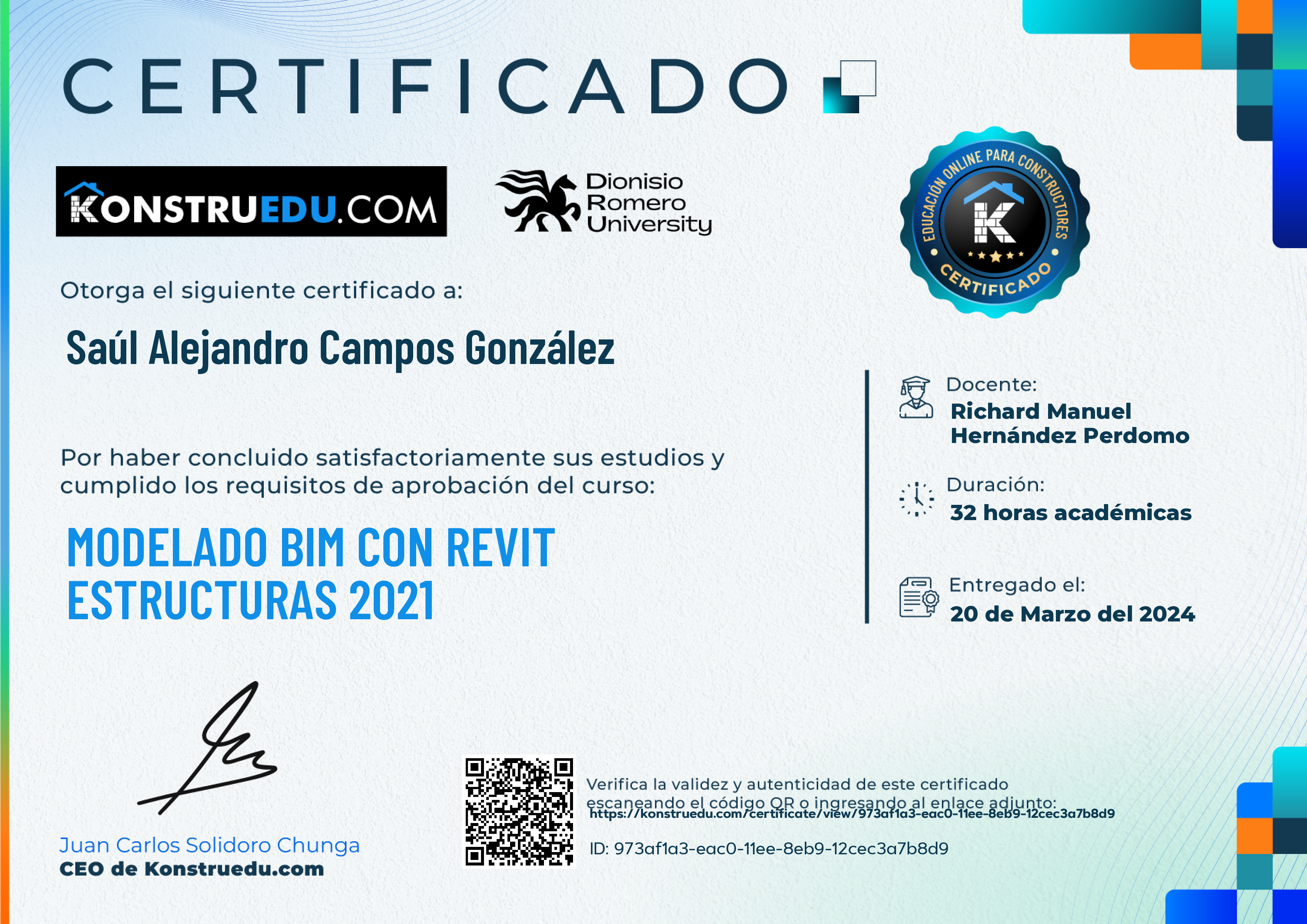 Credencial de Modelado BIM con Revit Estructuras 2021