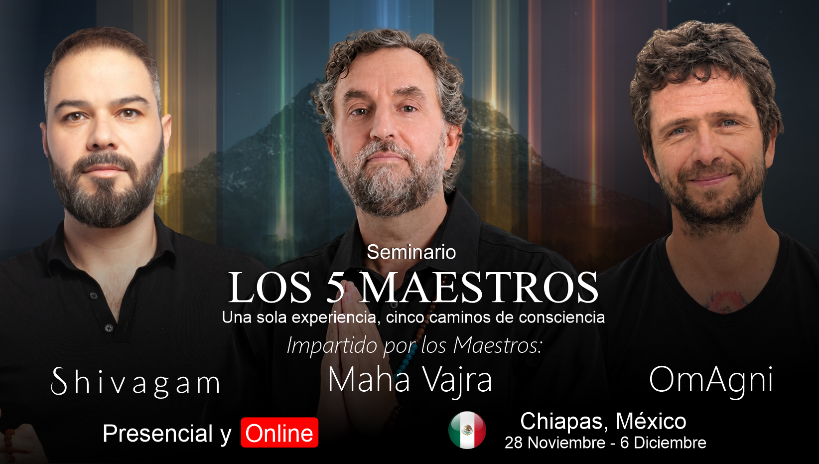 5 Maestros ✧ Una experiencia. Cinco caminos de consciencia