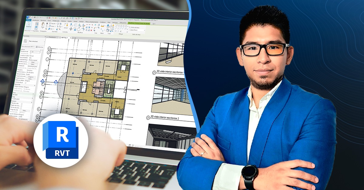 Creación de planos arquitectónicos y documentación BIM con Revit