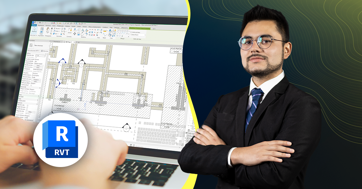 Creación de planos estructurales y documentación BIM con Revit
