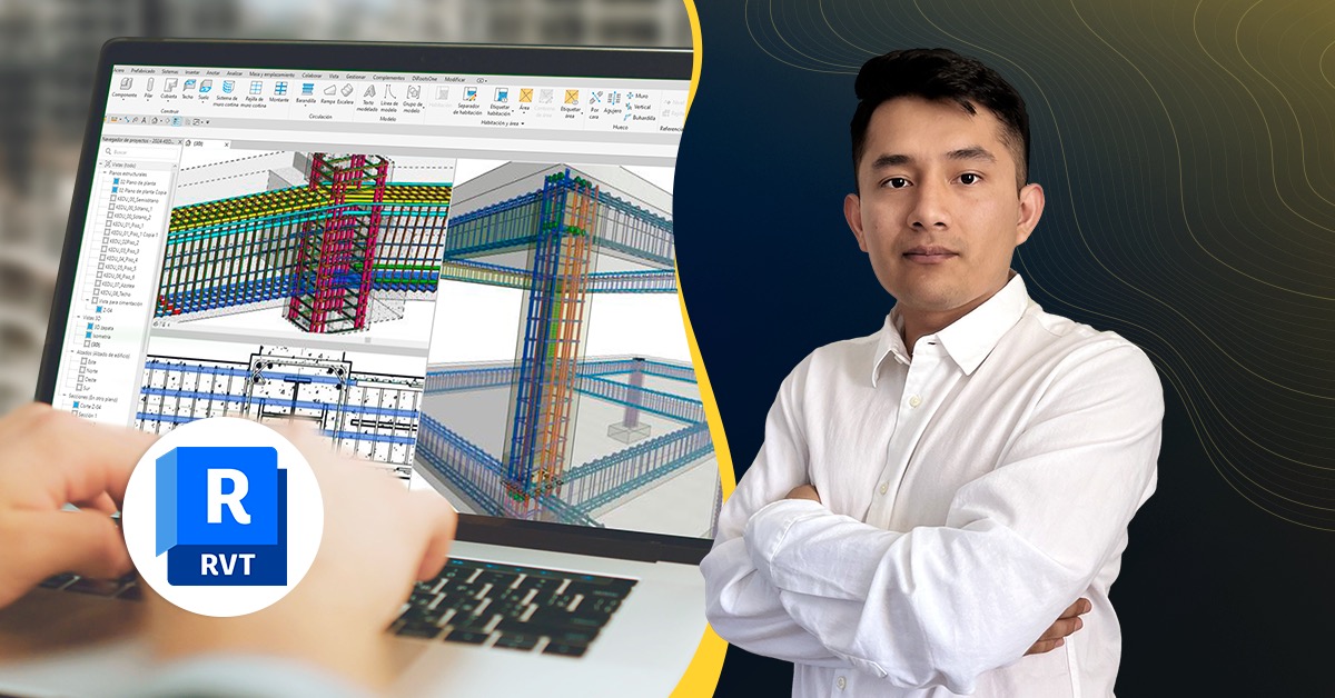 Modelado de acero de refuerzo con REVIT avanzado