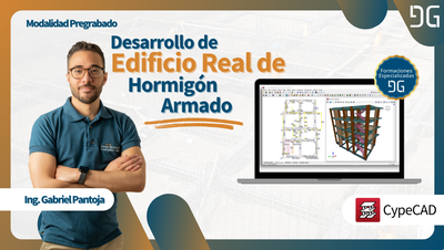 Desarrollo de Edificio Real de Hormigón Armado en CypeCAD