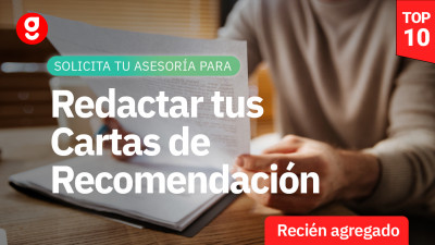 Asesoría para redactar tus cartas de recomendación